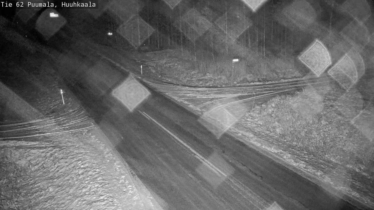 Weather Camera Image Väg 62 Puumala, Huuhkaala, Puumala, Etelä-Savo