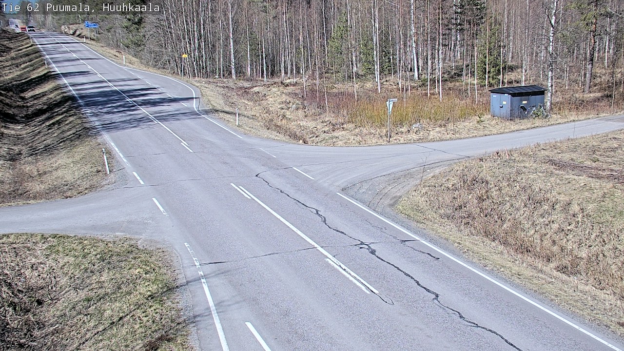 Weather Camera Image Väg 62 Puumala, Huuhkaala, Puumala, Etelä-Savo
