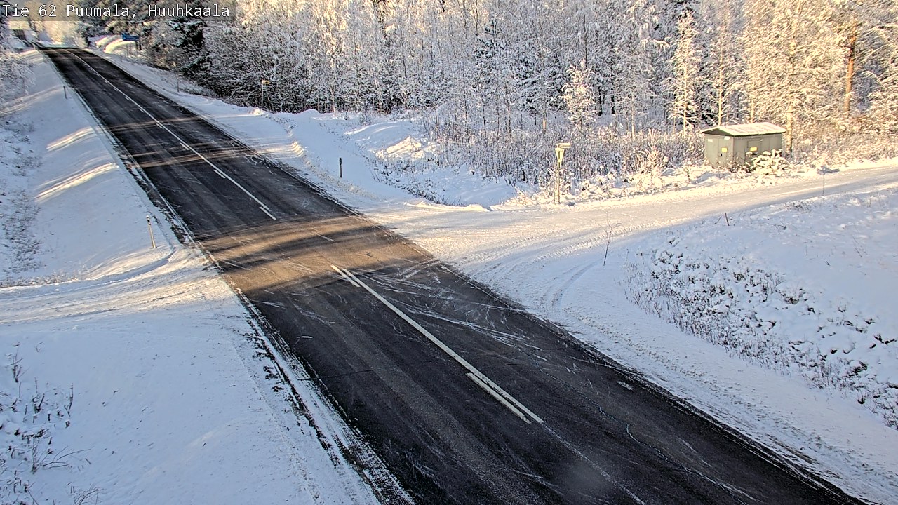 Weather Camera Image Väg 62 Puumala, Huuhkaala, Puumala, Etelä-Savo
