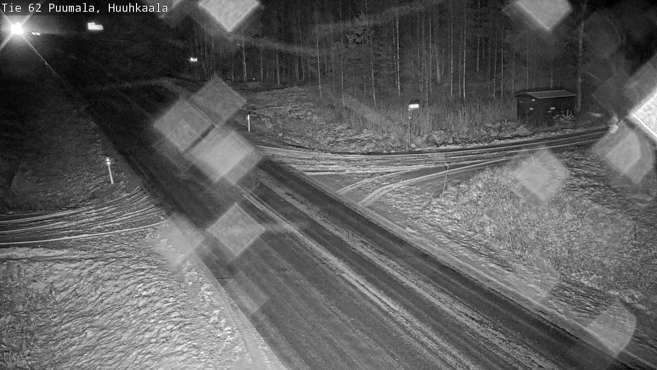 Weather Camera Image Väg 62 Puumala, Huuhkaala, Puumala, Etelä-Savo