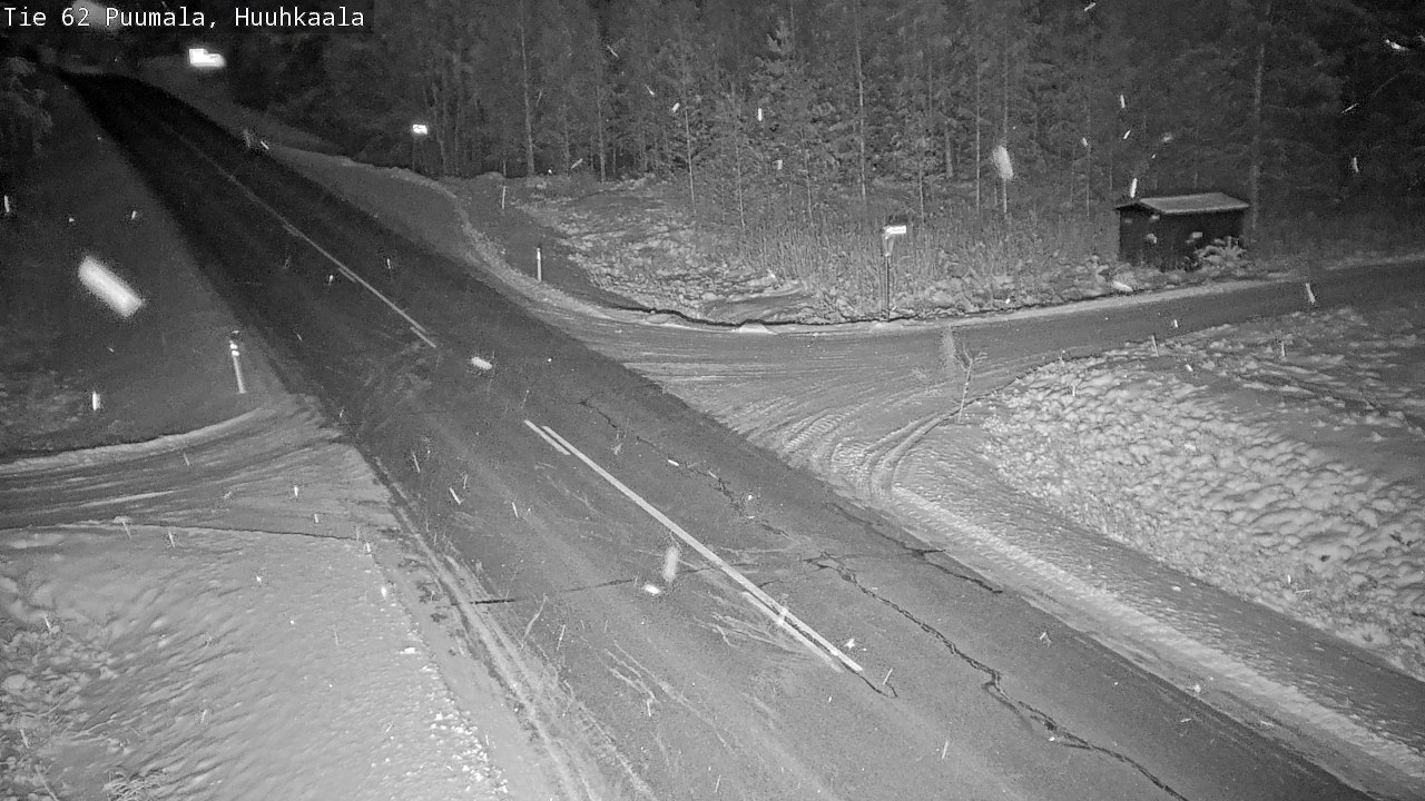 Weather Camera Image Väg 62 Puumala, Huuhkaala, Puumala, Etelä-Savo