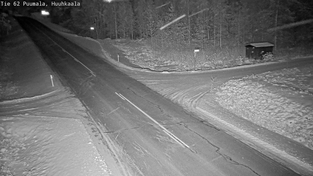 Weather Camera Image Väg 62 Puumala, Huuhkaala, Puumala, Etelä-Savo