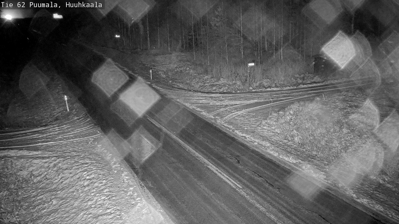 Weather Camera Image Väg 62 Puumala, Huuhkaala, Puumala, Etelä-Savo