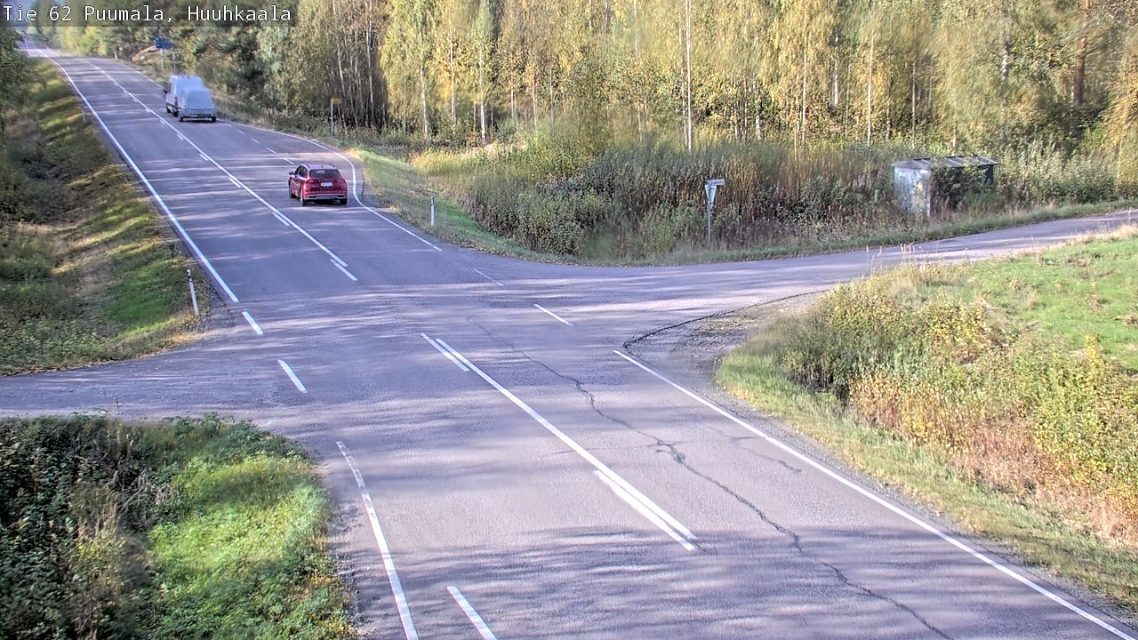 Weather Camera Image Väg 62 Puumala, Huuhkaala, Puumala, Etelä-Savo