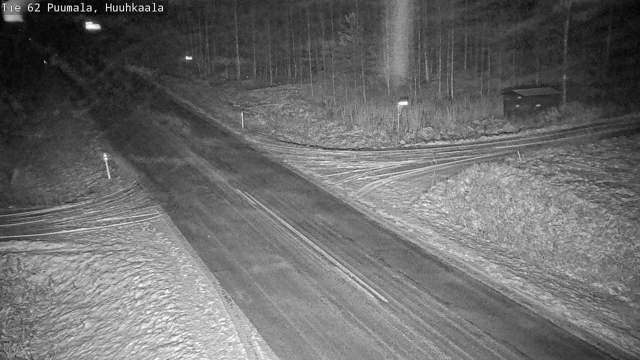 Weather Camera Image Väg 62 Puumala, Huuhkaala, Puumala, Etelä-Savo