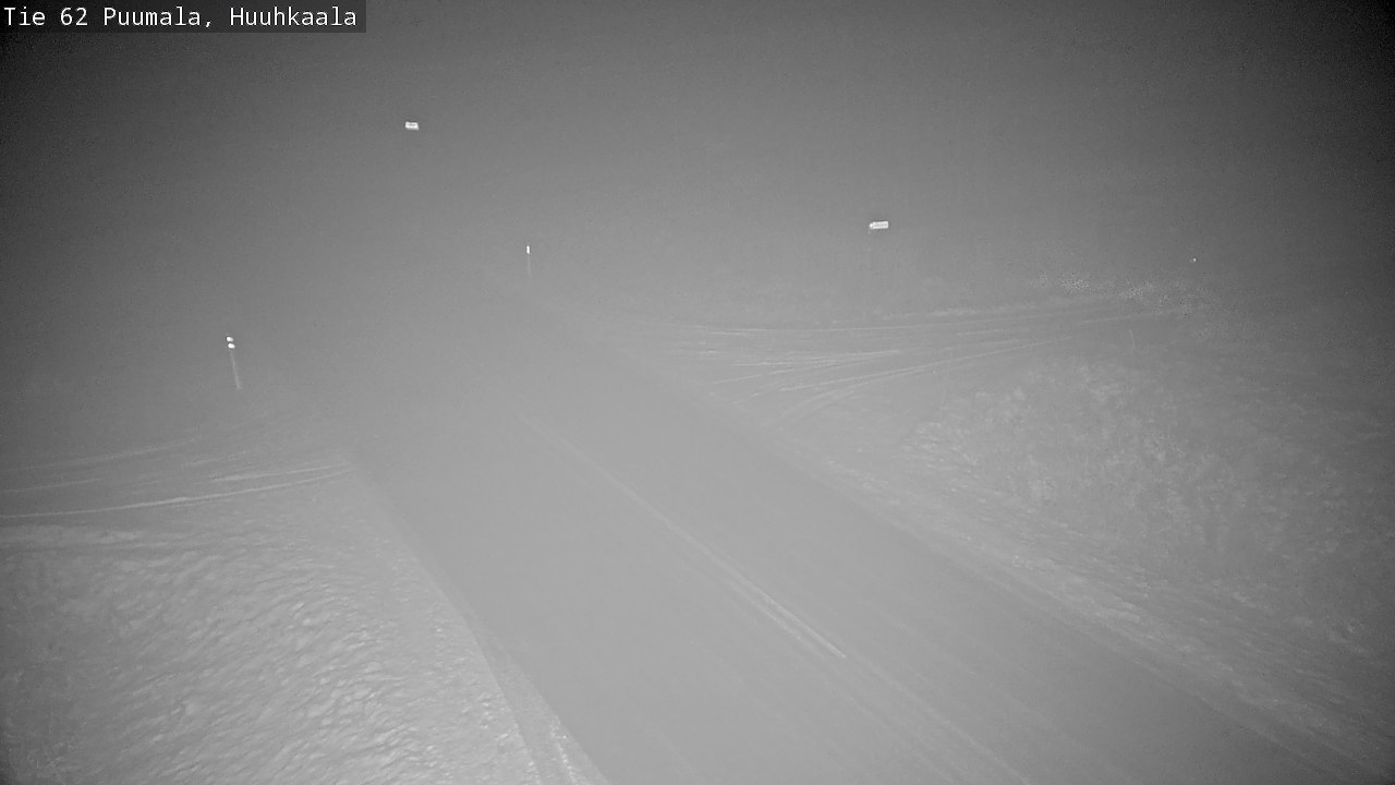 Weather Camera Image Väg 62 Puumala, Huuhkaala, Puumala, Etelä-Savo