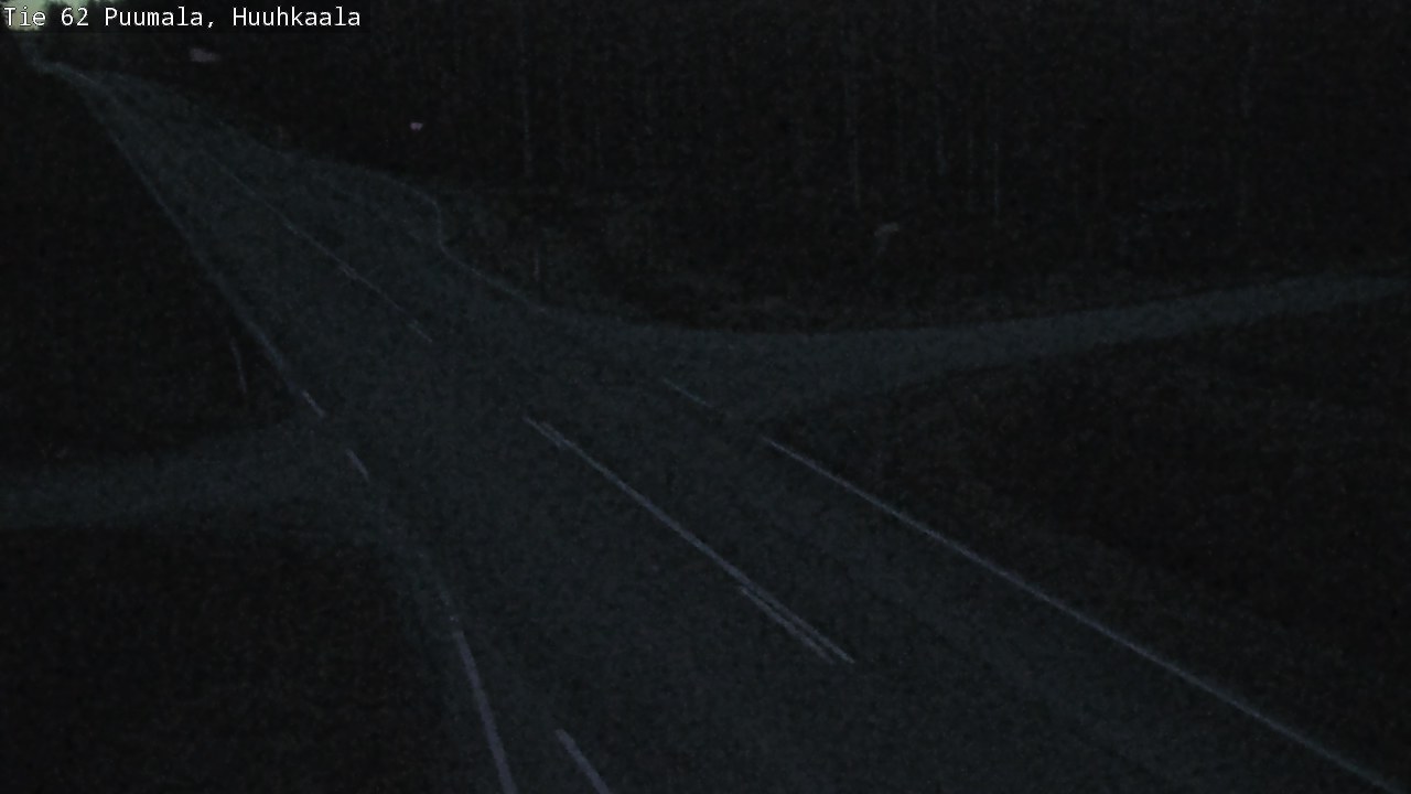 Weather Camera Image Väg 62 Puumala, Huuhkaala, Puumala, Etelä-Savo