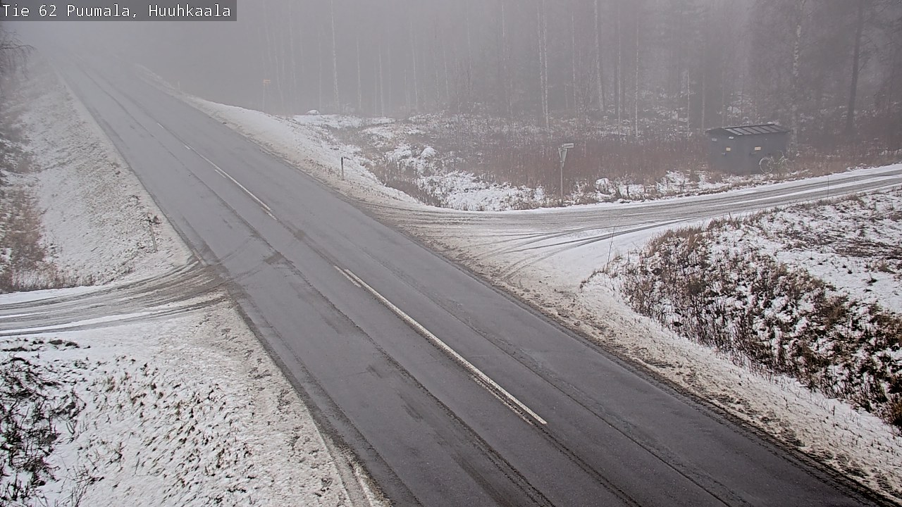 Weather Camera Image Väg 62 Puumala, Huuhkaala, Puumala, Etelä-Savo