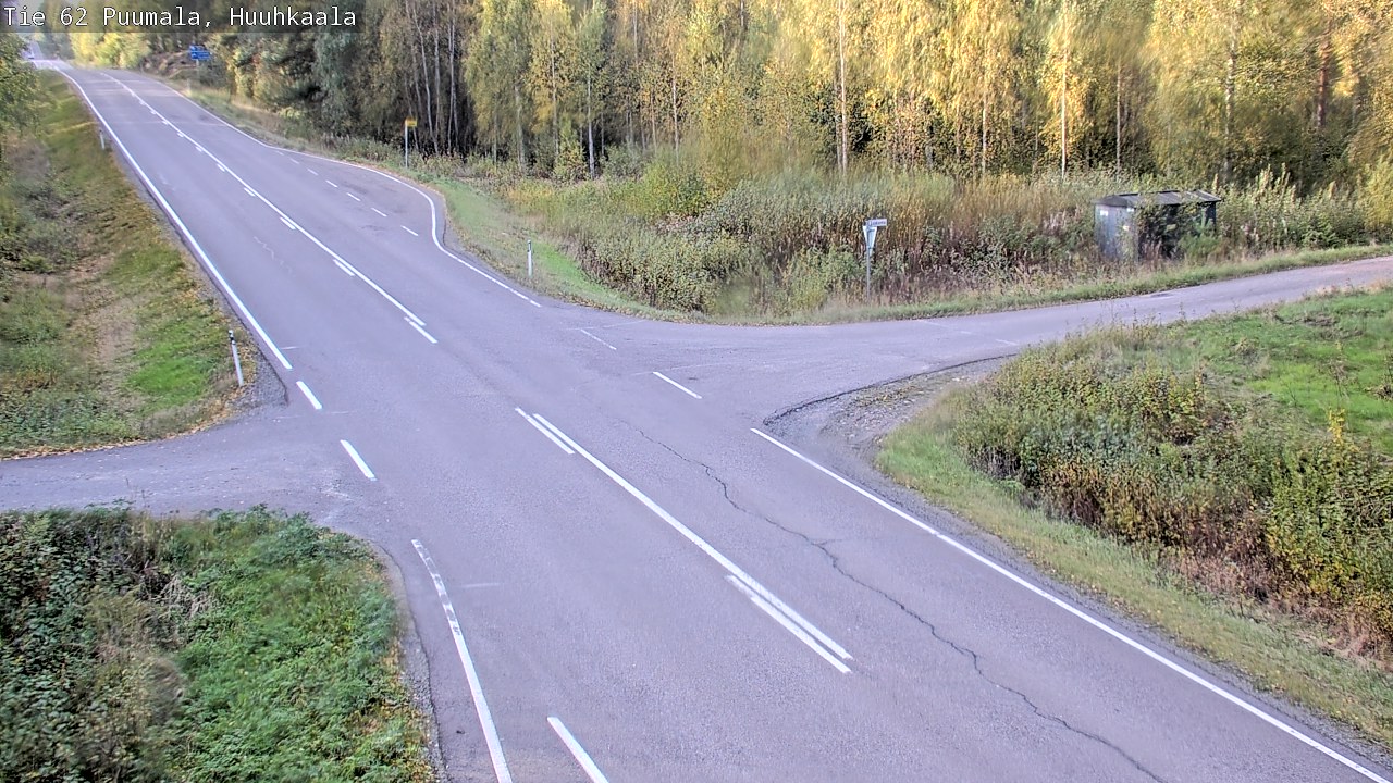 Weather Camera Image Väg 62 Puumala, Huuhkaala, Puumala, Etelä-Savo