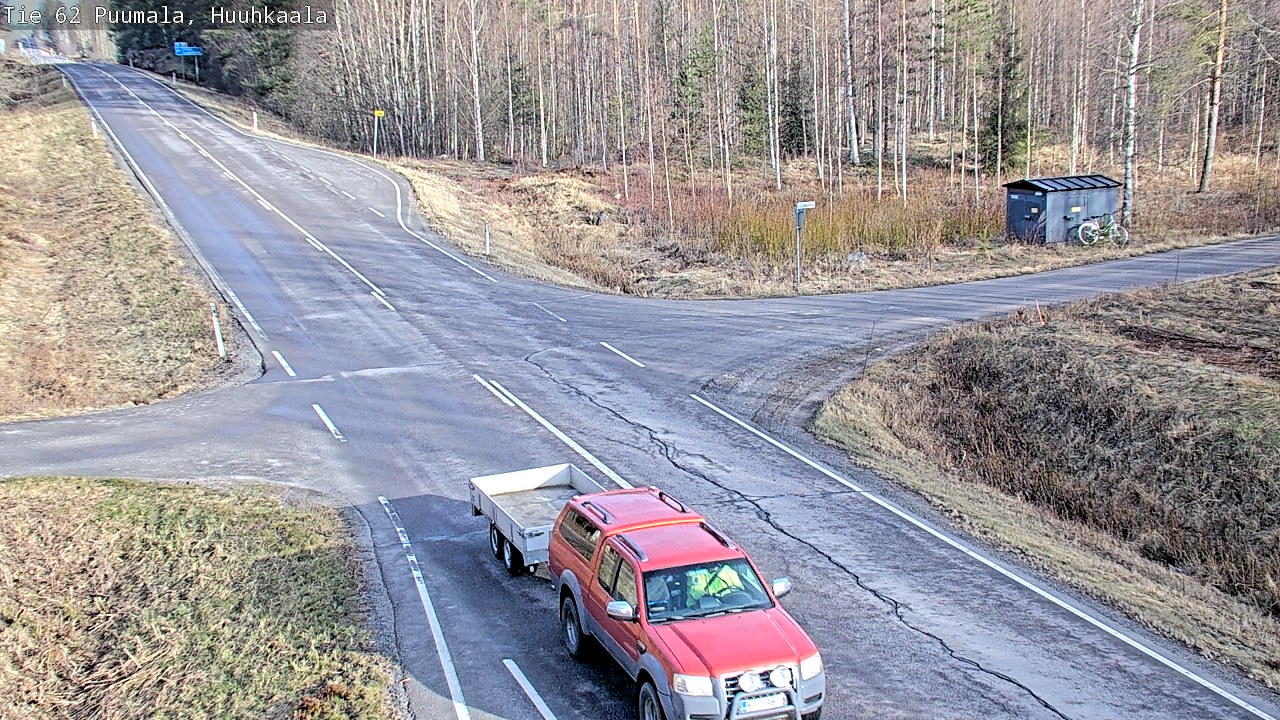 Weather Camera Image Väg 62 Puumala, Huuhkaala, Puumala, Etelä-Savo