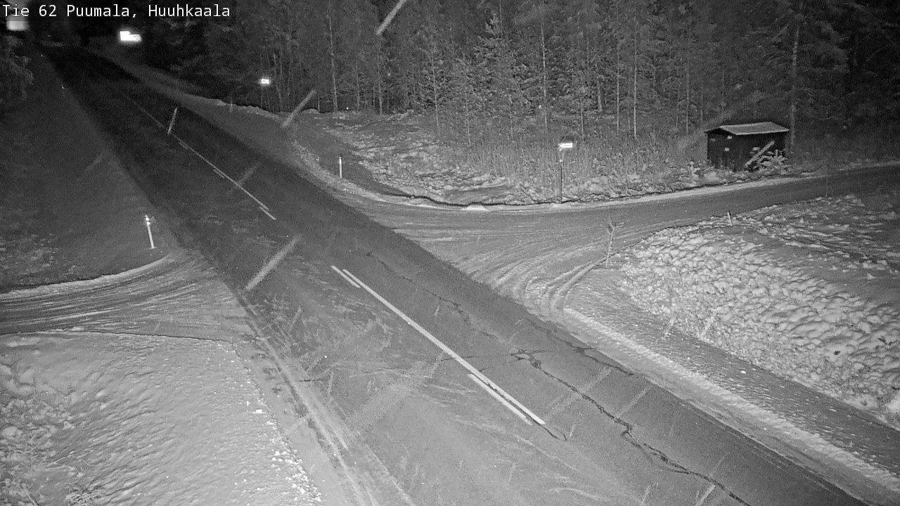 Weather Camera Image Väg 62 Puumala, Huuhkaala, Puumala, Etelä-Savo