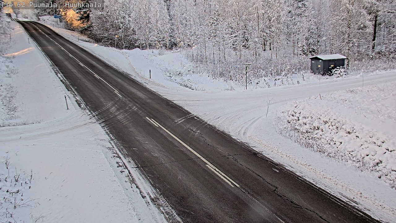 Weather Camera Image Väg 62 Puumala, Huuhkaala, Puumala, Etelä-Savo