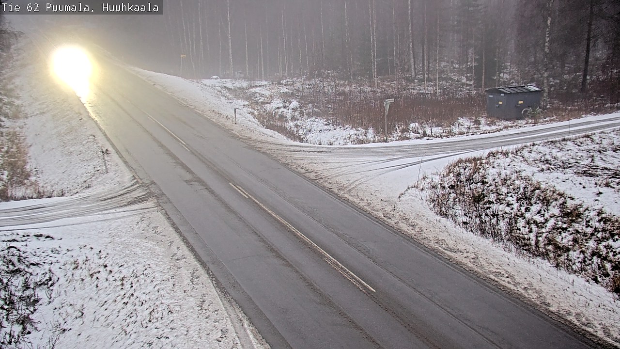 Weather Camera Image Väg 62 Puumala, Huuhkaala, Puumala, Etelä-Savo
