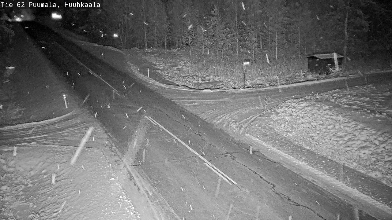 Weather Camera Image Väg 62 Puumala, Huuhkaala, Puumala, Etelä-Savo