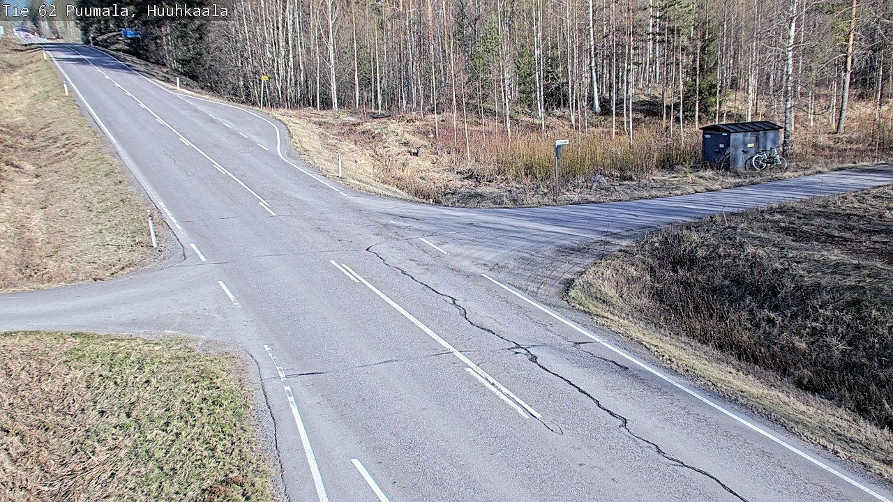 Weather Camera Image Road 62 Puumala, Huuhkaala, Puumala, Etelä-Savo