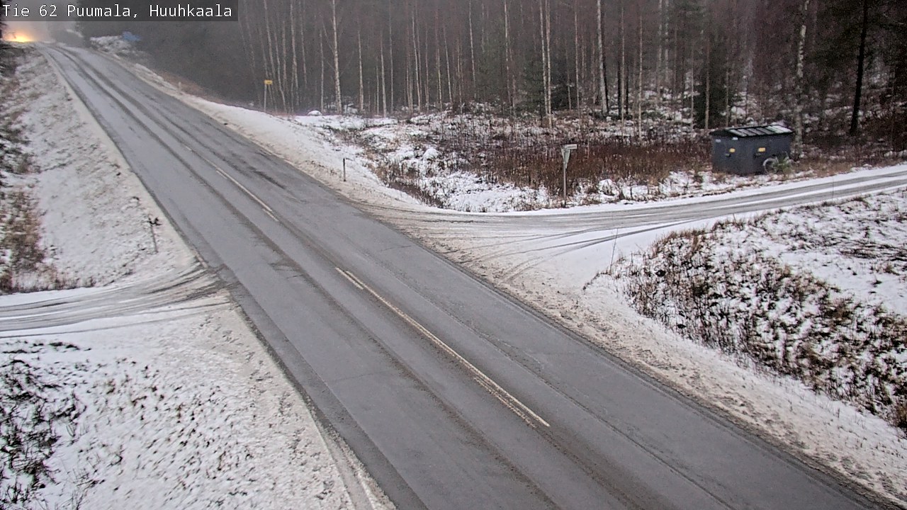 Weather Camera Image Väg 62 Puumala, Huuhkaala, Puumala, Etelä-Savo