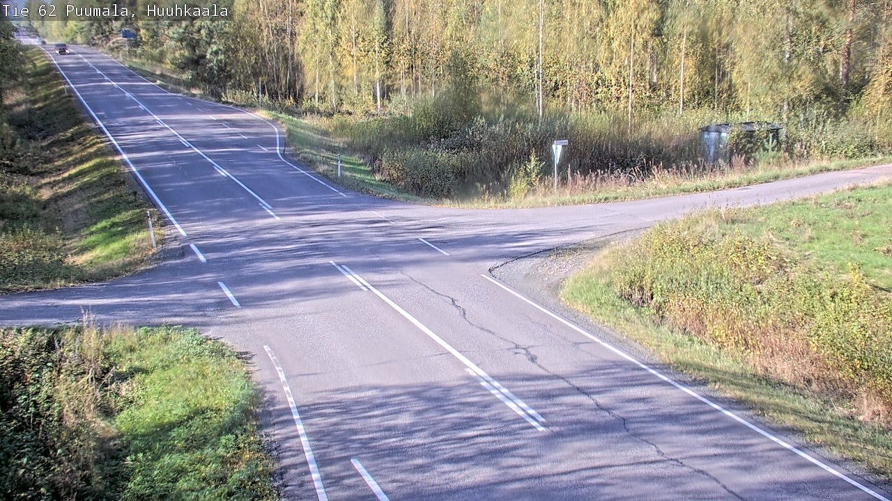 Weather Camera Image Väg 62 Puumala, Huuhkaala, Puumala, Etelä-Savo