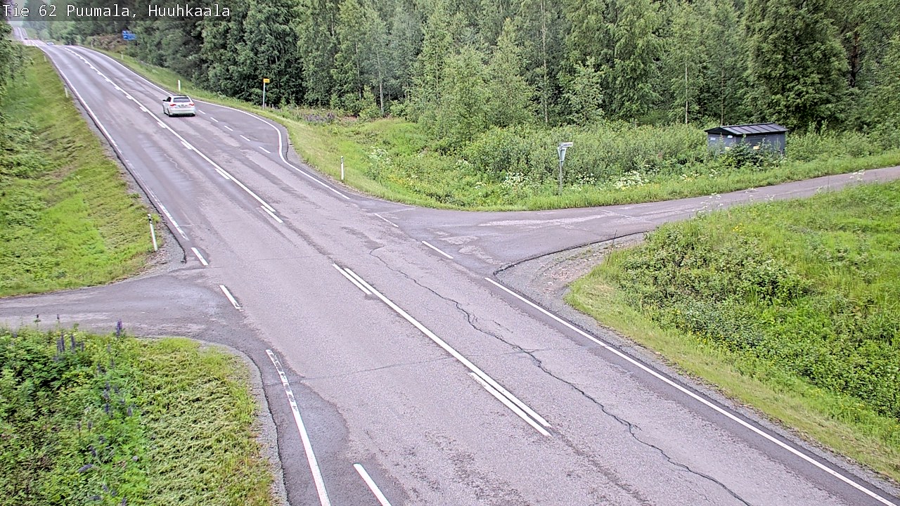 Weather Camera Image Väg 62 Puumala, Huuhkaala, Puumala, Etelä-Savo