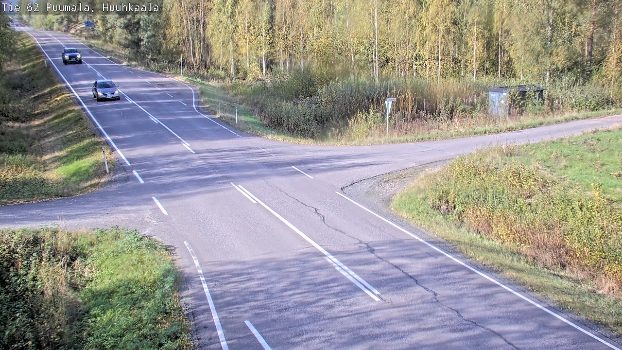 Weather Camera Image Väg 62 Puumala, Huuhkaala, Puumala, Etelä-Savo