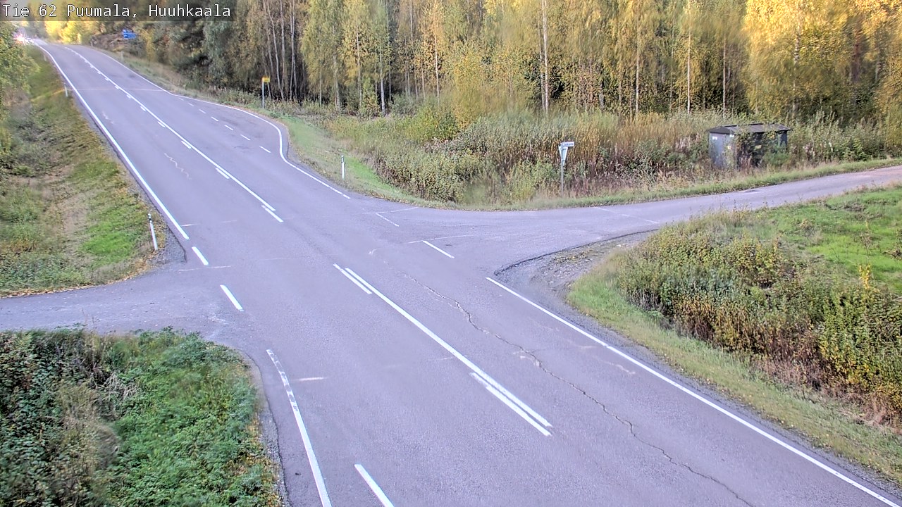 Weather Camera Image Väg 62 Puumala, Huuhkaala, Puumala, Etelä-Savo