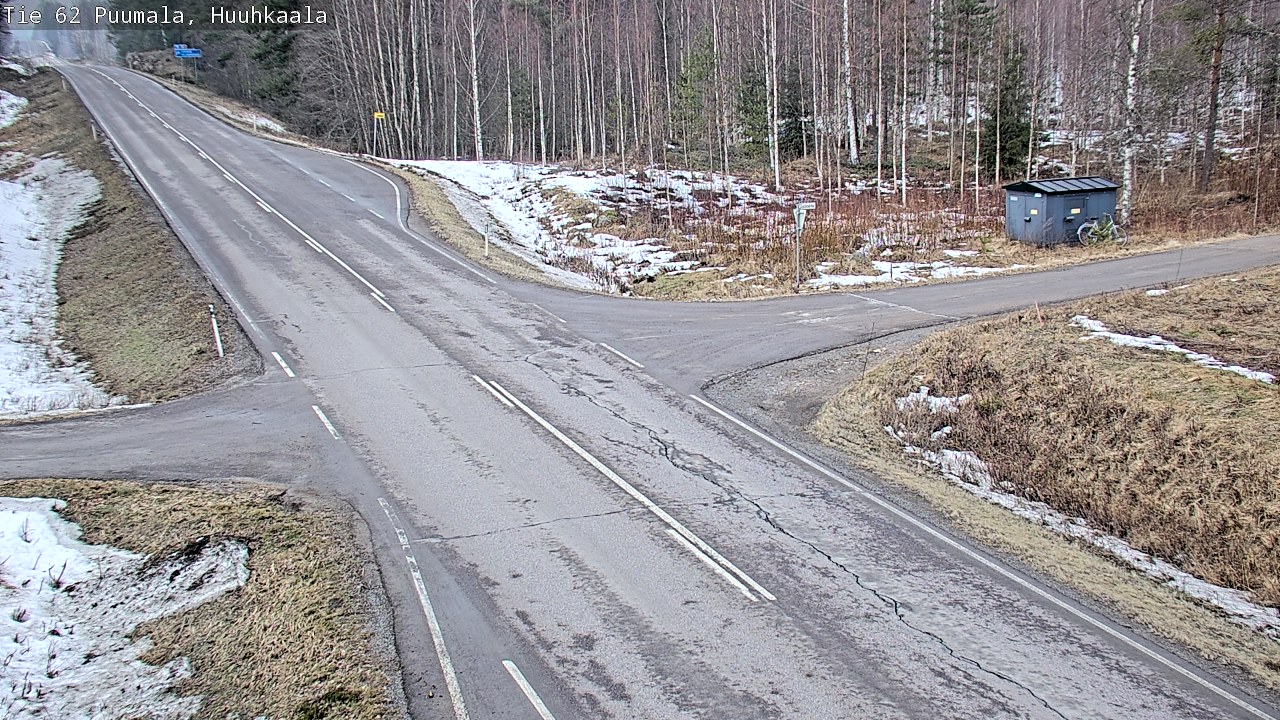 Weather Camera Image Road 62 Puumala, Huuhkaala, Puumala, Etelä-Savo