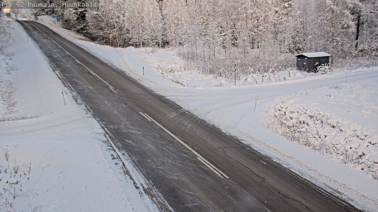 Weather Camera Image Väg 62 Puumala, Huuhkaala, Puumala, Etelä-Savo