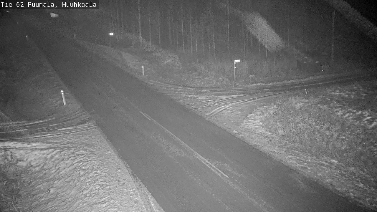 Weather Camera Image Väg 62 Puumala, Huuhkaala, Puumala, Etelä-Savo