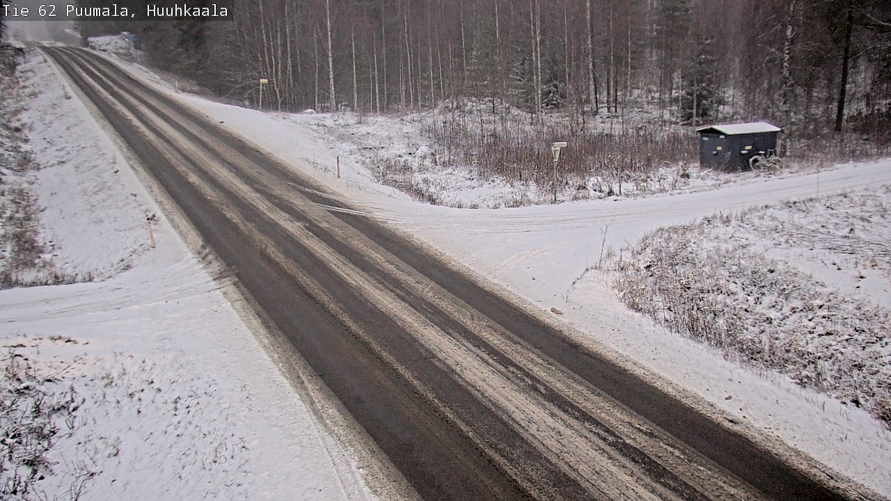 Weather Camera Image Väg 62 Puumala, Huuhkaala, Puumala, Etelä-Savo