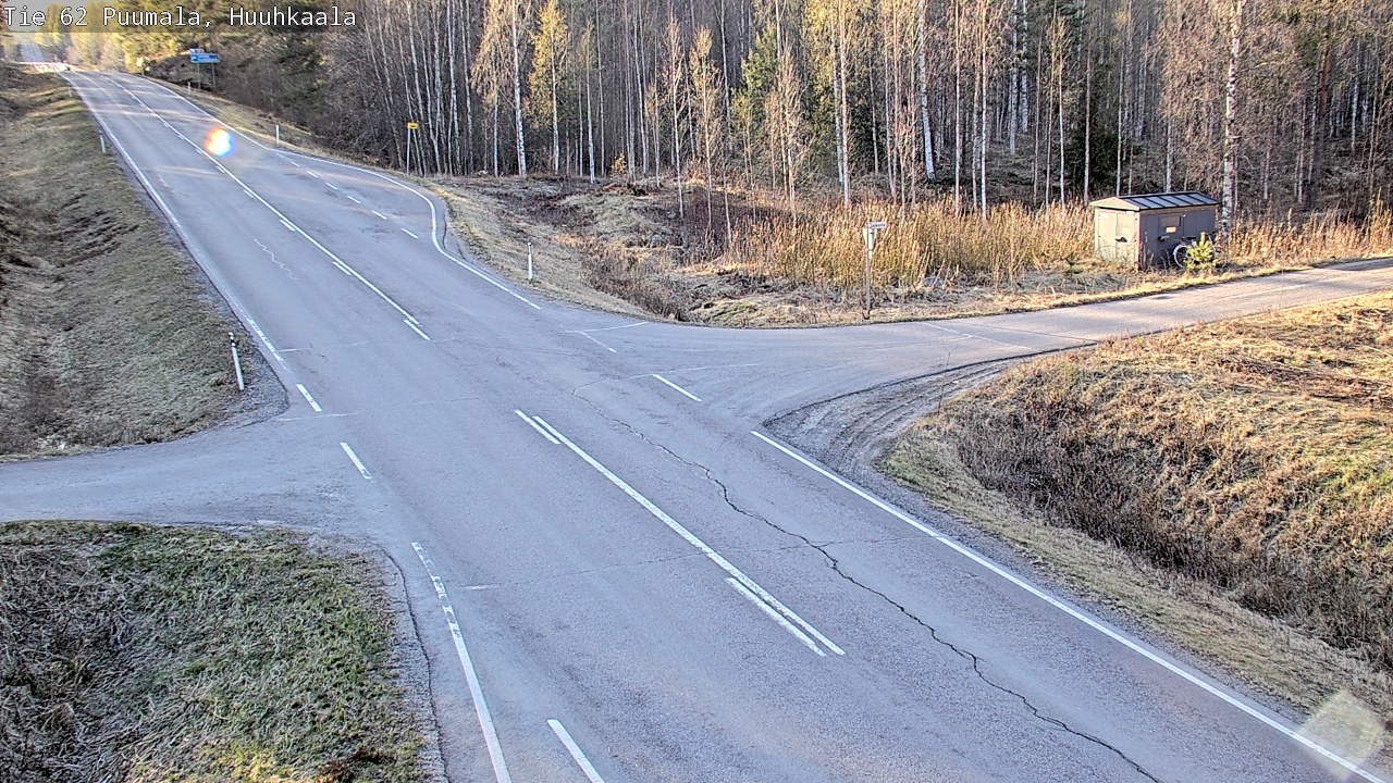 Weather Camera Image Väg 62 Puumala, Huuhkaala, Puumala, Etelä-Savo