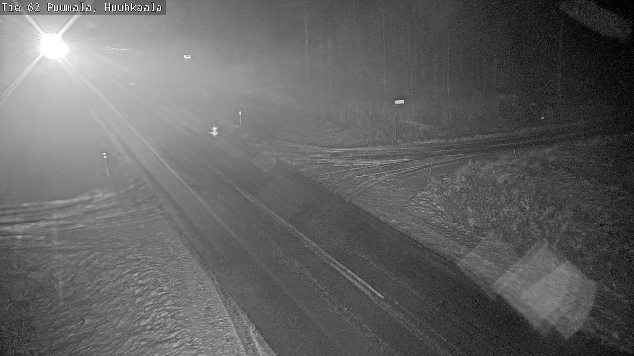 Weather Camera Image Väg 62 Puumala, Huuhkaala, Puumala, Etelä-Savo