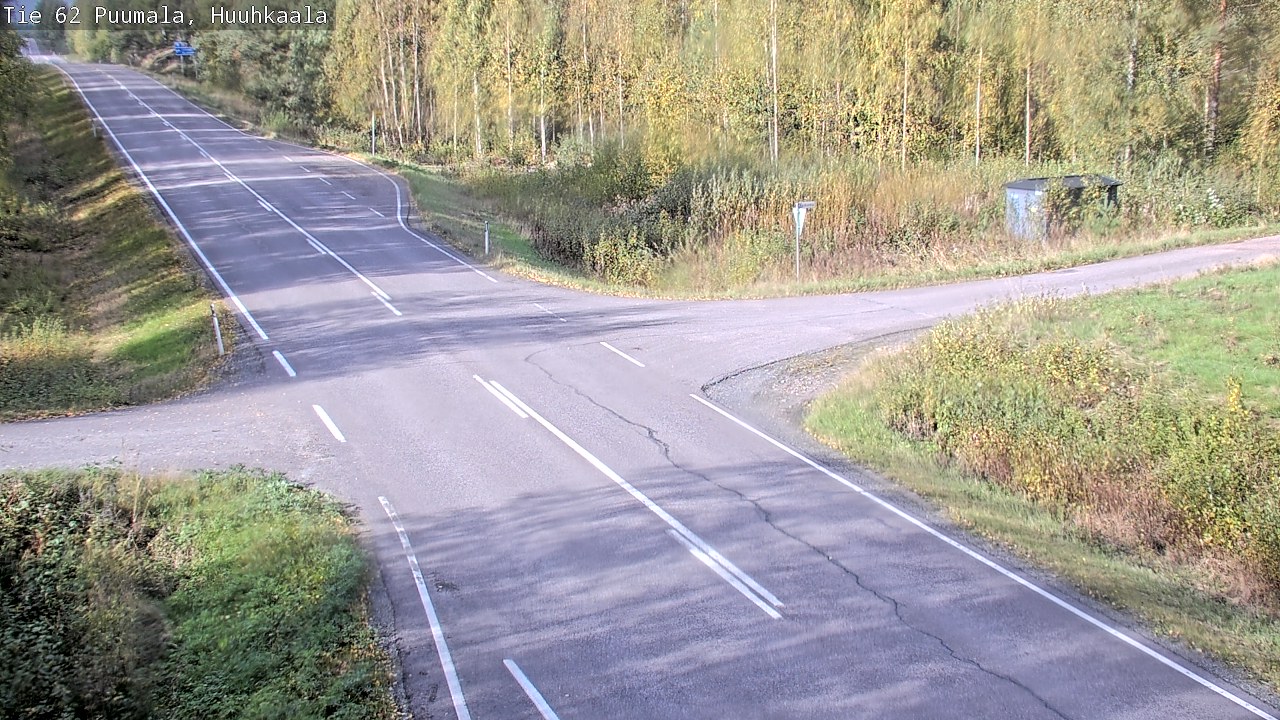 Weather Camera Image Väg 62 Puumala, Huuhkaala, Puumala, Etelä-Savo