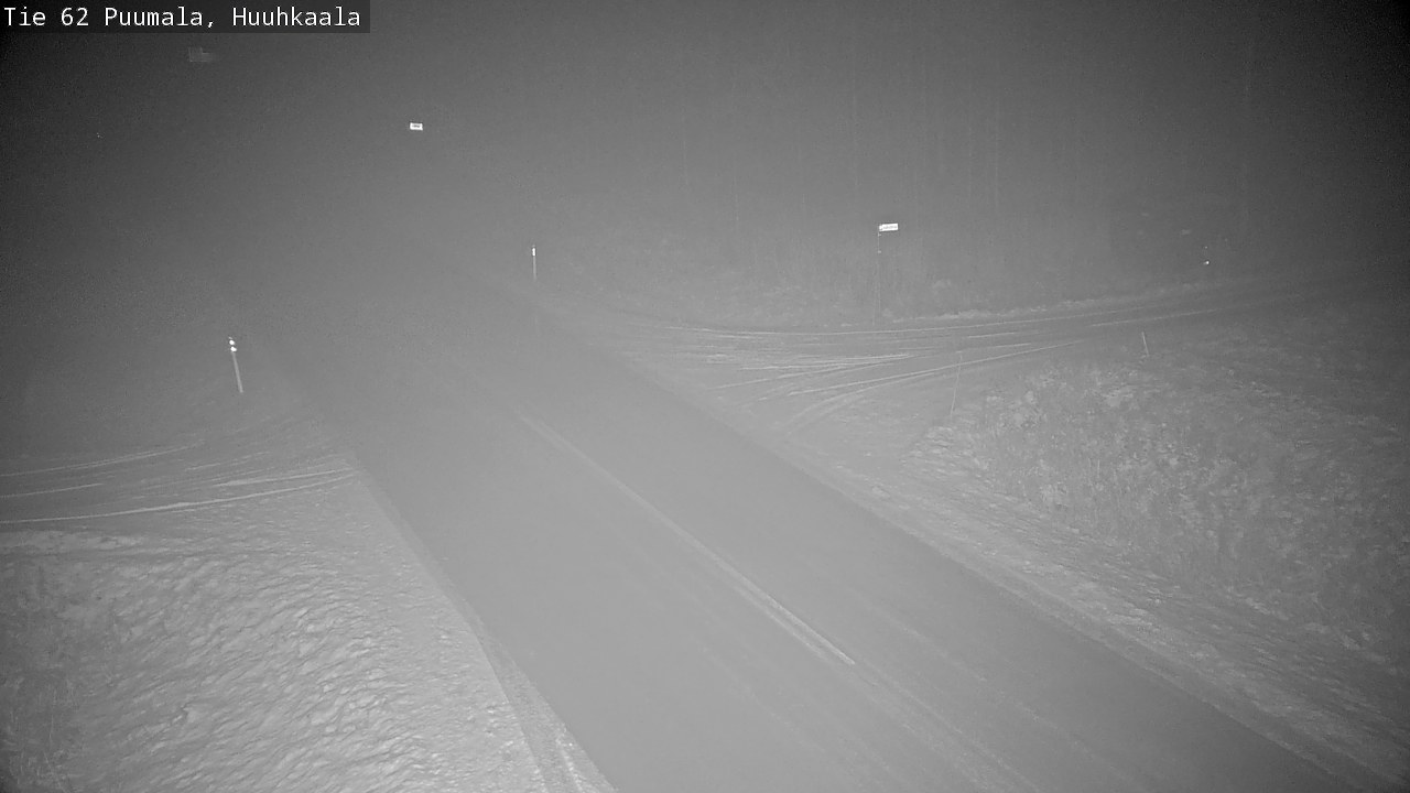 Weather Camera Image Väg 62 Puumala, Huuhkaala, Puumala, Etelä-Savo
