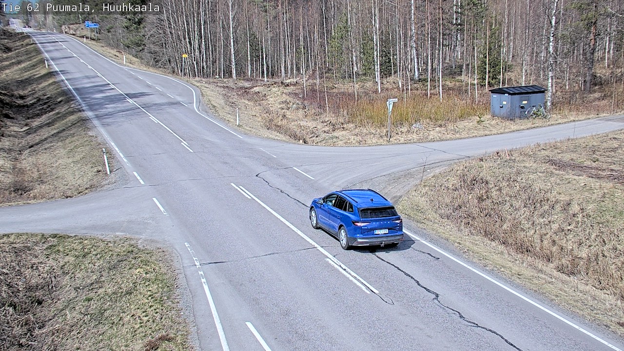 Weather Camera Image Väg 62 Puumala, Huuhkaala, Puumala, Etelä-Savo