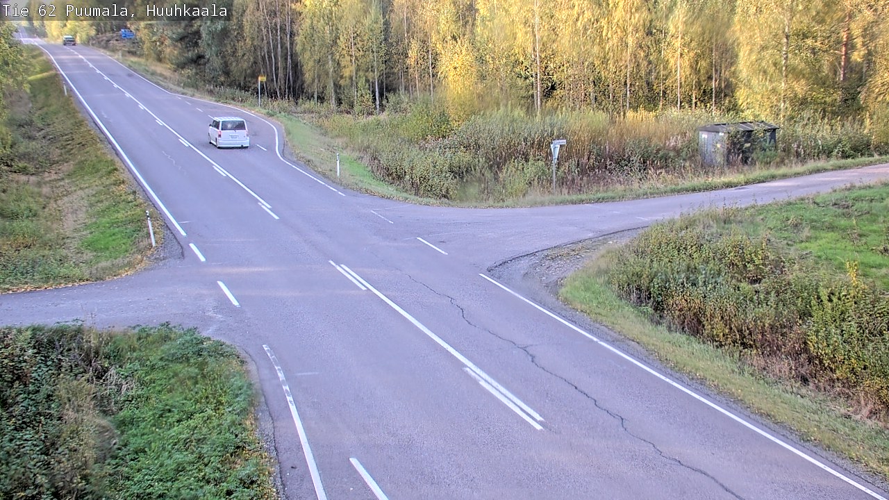 Weather Camera Image Väg 62 Puumala, Huuhkaala, Puumala, Etelä-Savo