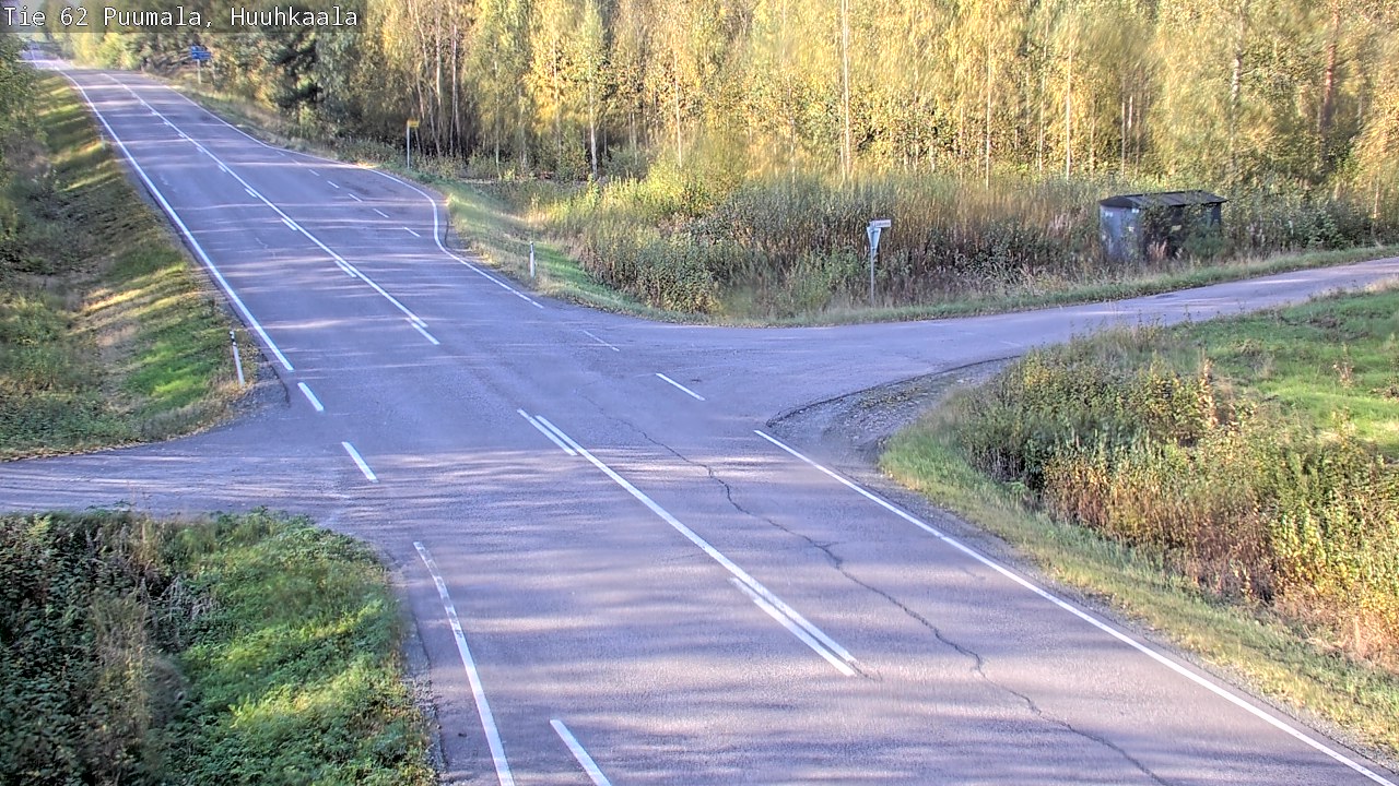 Weather Camera Image Väg 62 Puumala, Huuhkaala, Puumala, Etelä-Savo