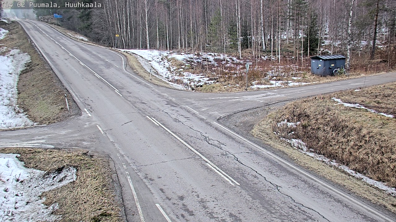 Weather Camera Image Väg 62 Puumala, Huuhkaala, Puumala, Etelä-Savo