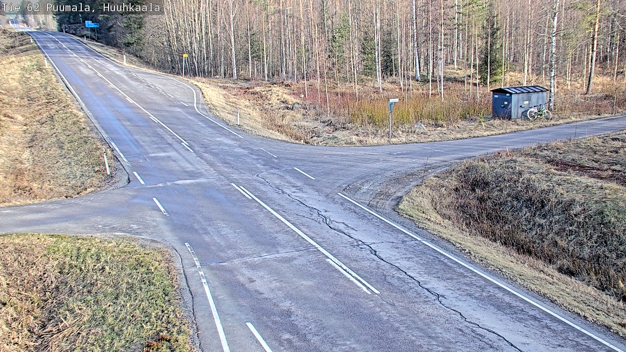Weather Camera Image Väg 62 Puumala, Huuhkaala, Puumala, Etelä-Savo