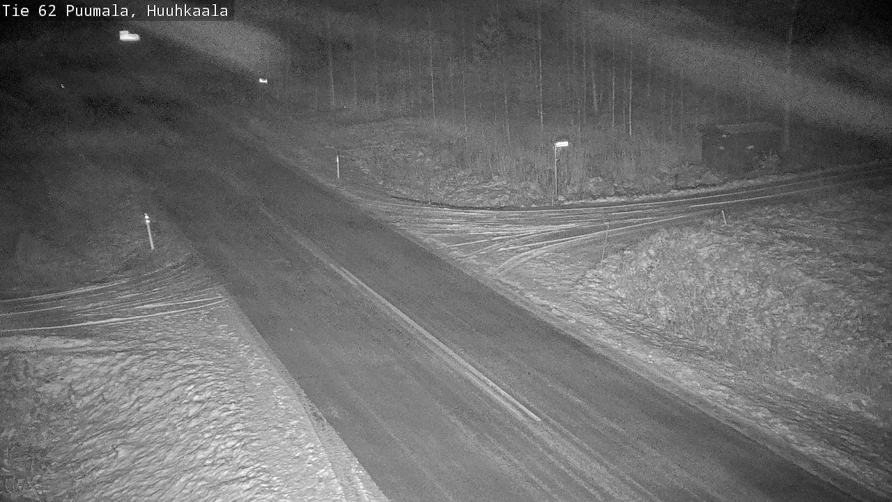 Weather Camera Image Väg 62 Puumala, Huuhkaala, Puumala, Etelä-Savo