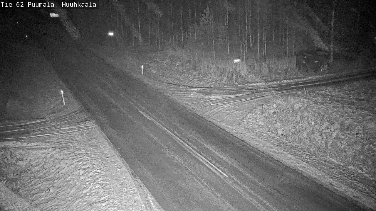 Weather Camera Image Väg 62 Puumala, Huuhkaala, Puumala, Etelä-Savo