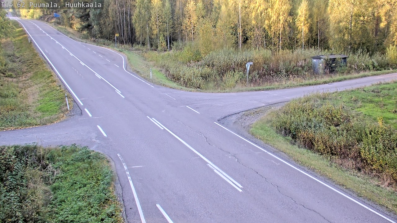 Weather Camera Image Väg 62 Puumala, Huuhkaala, Puumala, Etelä-Savo