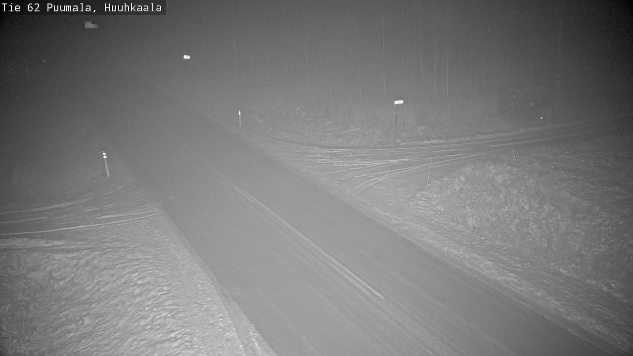 Weather Camera Image Väg 62 Puumala, Huuhkaala, Puumala, Etelä-Savo