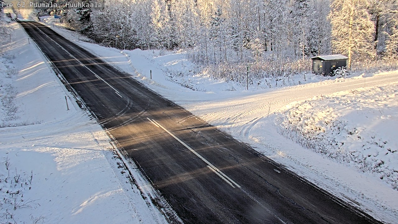 Weather Camera Image Väg 62 Puumala, Huuhkaala, Puumala, Etelä-Savo