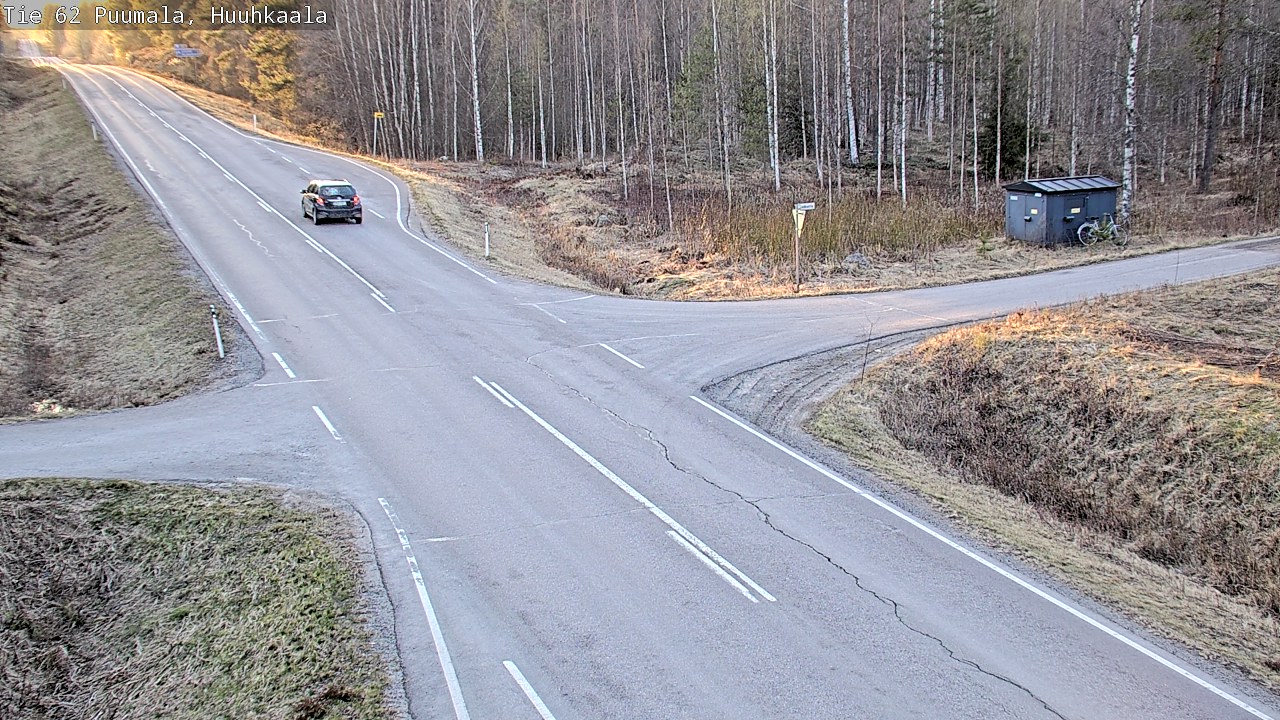 Weather Camera Image Väg 62 Puumala, Huuhkaala, Puumala, Etelä-Savo