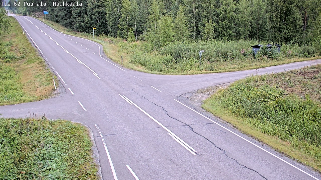 Weather Camera Image Väg 62 Puumala, Huuhkaala, Puumala, Etelä-Savo