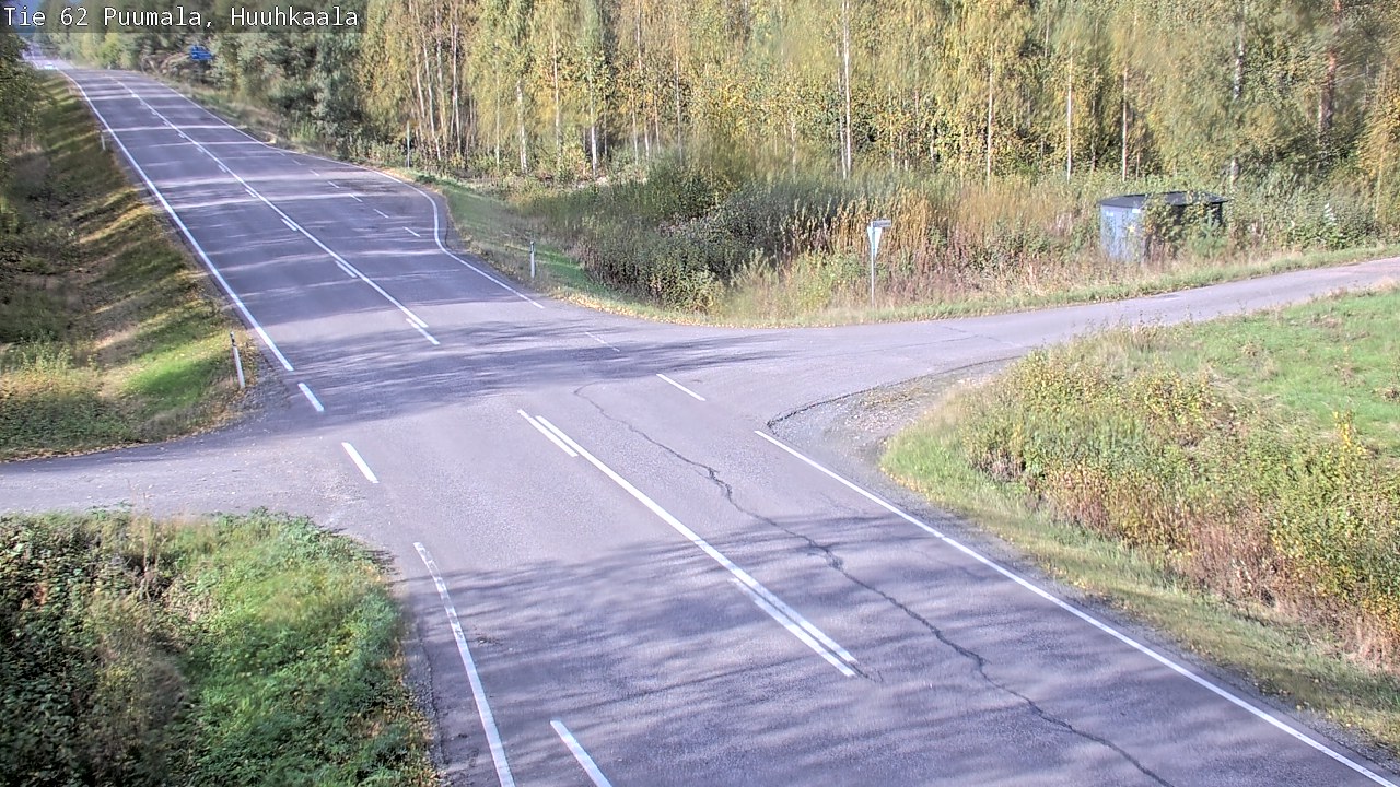 Weather Camera Image Väg 62 Puumala, Huuhkaala, Puumala, Etelä-Savo