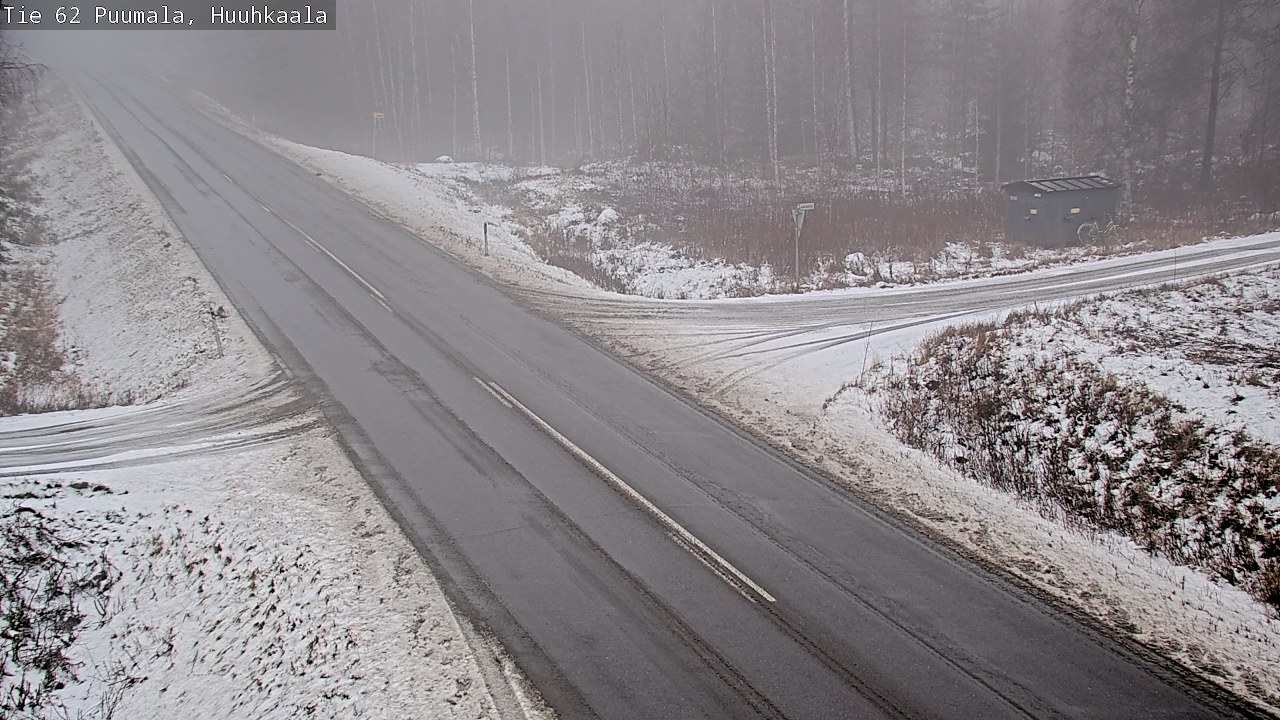 Weather Camera Image Väg 62 Puumala, Huuhkaala, Puumala, Etelä-Savo