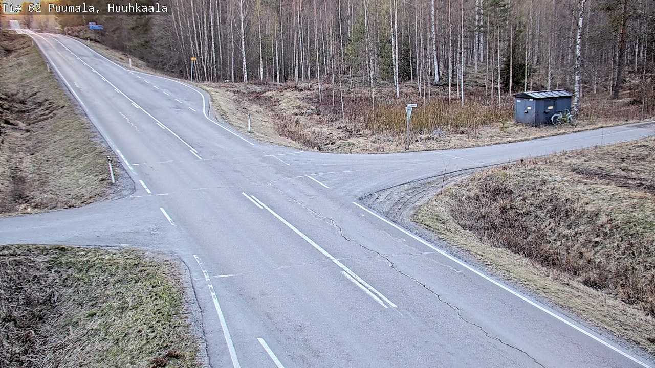 Weather Camera Image Väg 62 Puumala, Huuhkaala, Puumala, Etelä-Savo