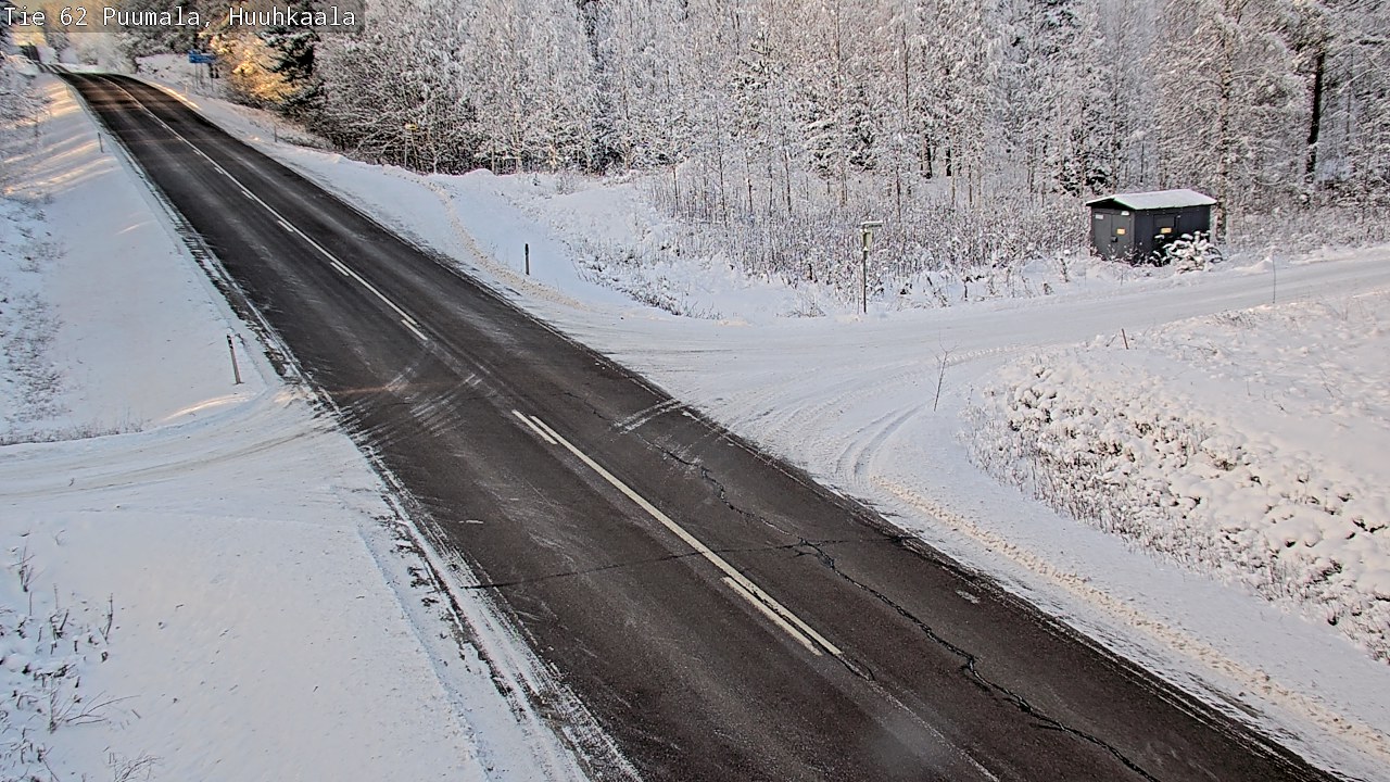 Weather Camera Image Väg 62 Puumala, Huuhkaala, Puumala, Etelä-Savo