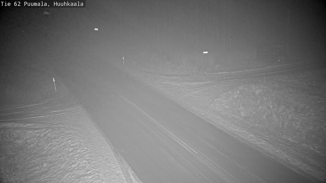 Weather Camera Image Väg 62 Puumala, Huuhkaala, Puumala, Etelä-Savo