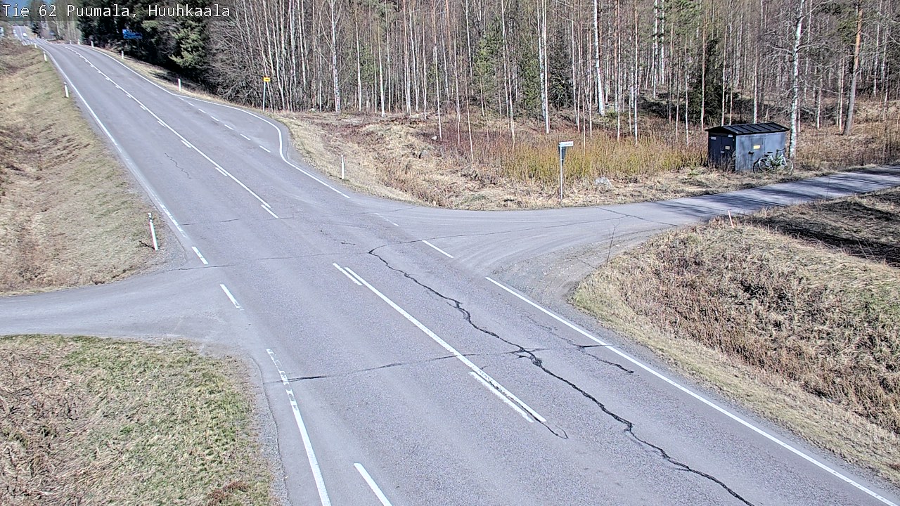 Weather Camera Image Road 62 Puumala, Huuhkaala, Puumala, Etelä-Savo